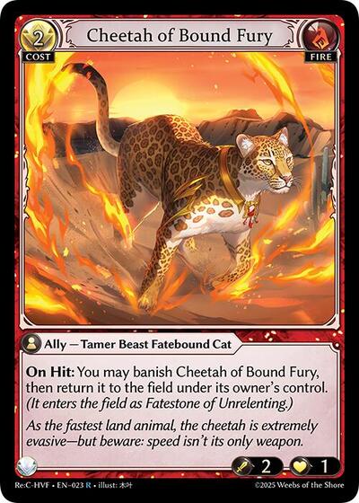 Cheetah of Bound Fury