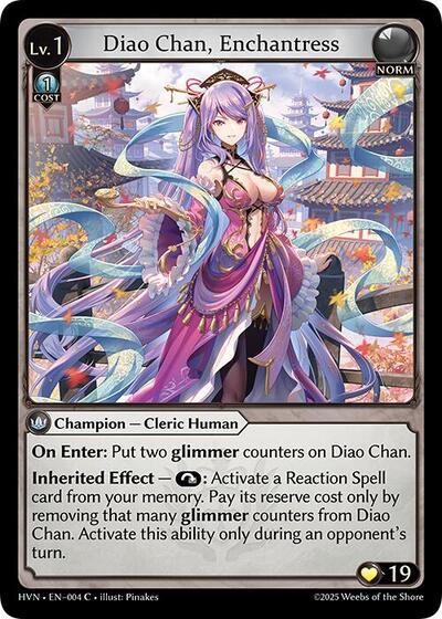 Diao Chan, Enchantress