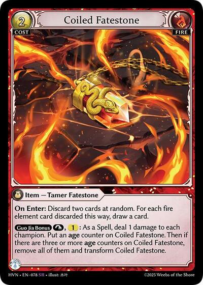 Coiled Fatestone // Serpentine Judicator