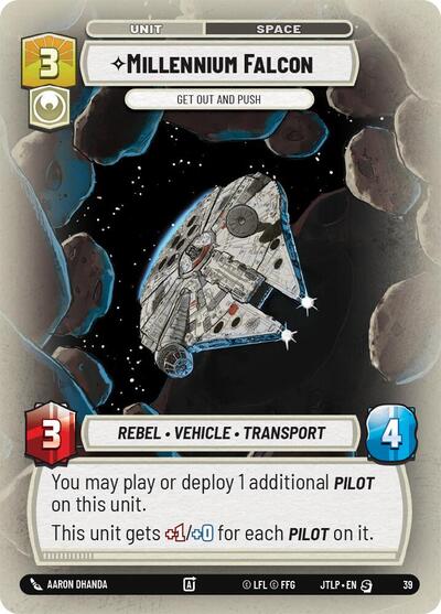 Millennium Falcon - Get Out And Push (Foil)