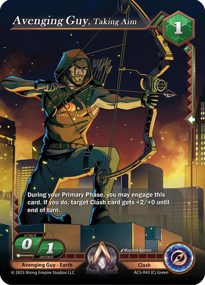 Avenging Guy, Taking Aim