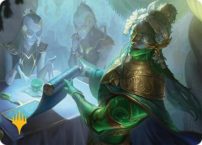 Sibsig Appraiser Art Card (8/54) (Gold-Stamped Planeswalker Symbol)