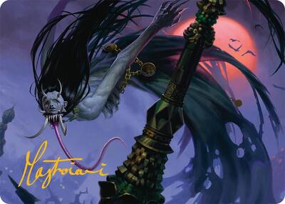 Qarsi Revenant Art Card (12/54) (Gold-Stamped Signature)