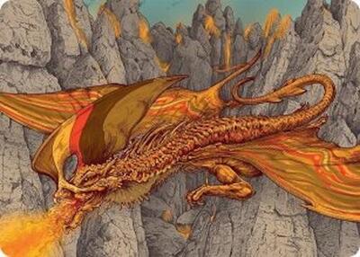 Magmatic Hellkite Art Card (34/54)
