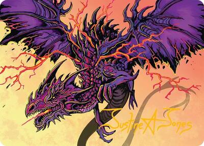 Stormshriek Feral Art Card (35/54) (Gold-Stamped Signature)