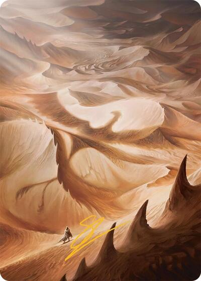 Plains Art Card (30/54) (Gold-Stamped Signature)