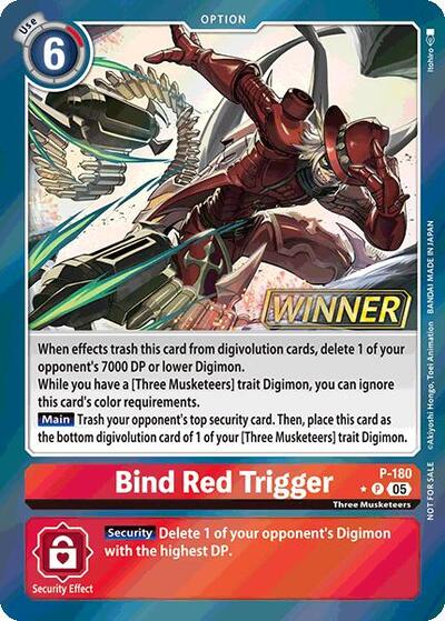 Bind Red Trigger (Store Tournament 2025 Vol.2 Winner Pack)