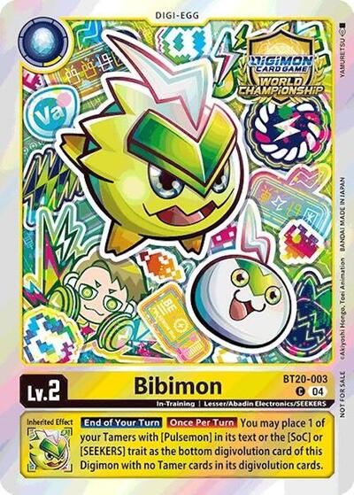 Bibimon (Regionals 25-26 Champion Card Set Season 1)