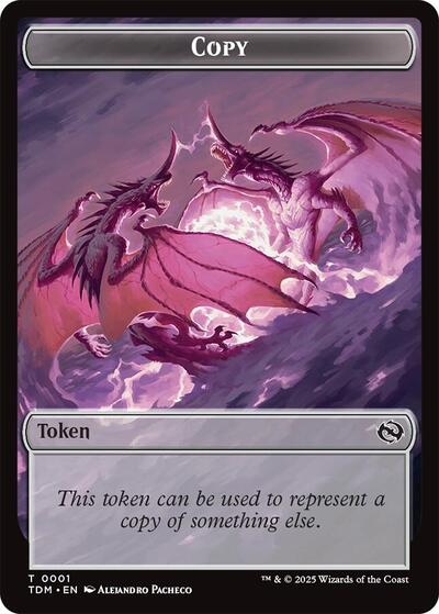 Copy // Dragon (0014) Double-Sided Token