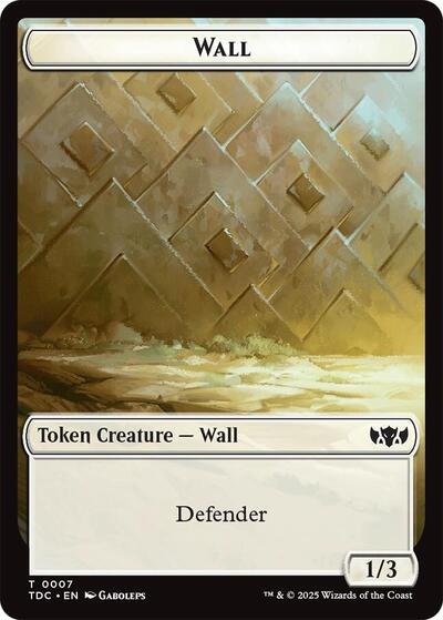 Wall // Spider Double-Sided Token