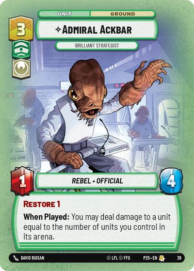 Admiral Ackbar - Brilliant Strategist