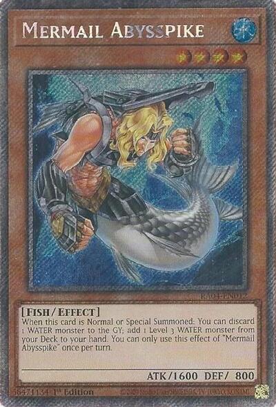 Mermail Abysspike (Platinum Secret Rare)