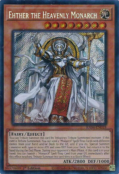 Ehther the Heavenly Monarch (Secret Rare)