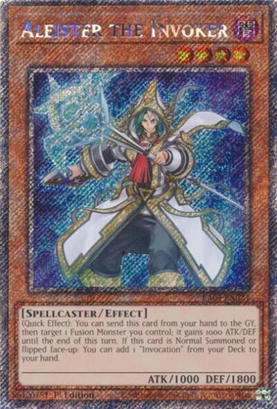 Aleister the Invoker (Alternate Art) (Platinum Secret Rare)