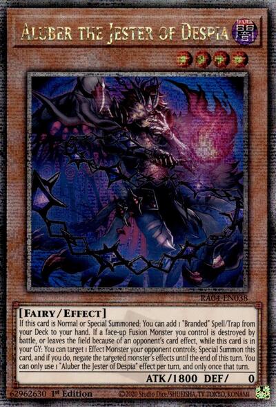 Aluber the Jester of Despia (New Art) (Quarter Century Secret Rare)
