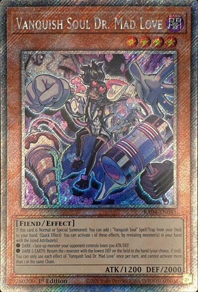 Vanquish Soul Dr. Mad Love (Platinum Secret Rare)