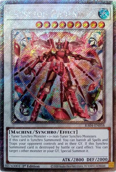 Crystron Phoenix (Platinum Secret Rare)