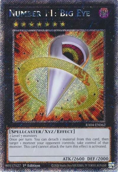 Number 11: Big Eye (Platinum Secret Rare)