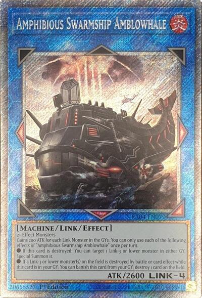 Amphibious Swarmship Amblowhale (Platinum Secret Rare)