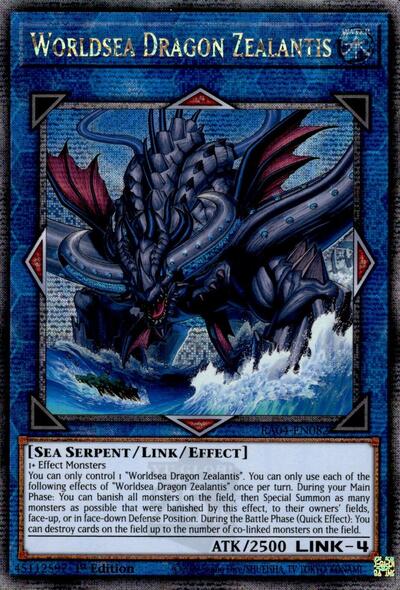 Worldsea Dragon Zealantis (Quarter Century Secret Rare)