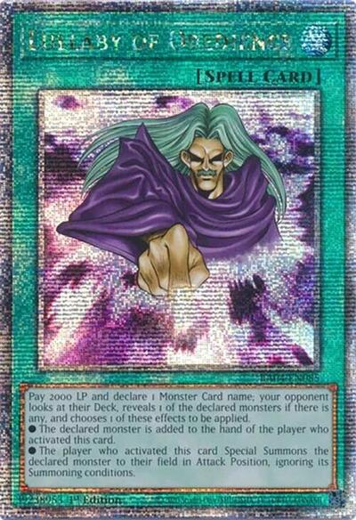 Lullaby of Obedience (Quarter Century Secret Rare)