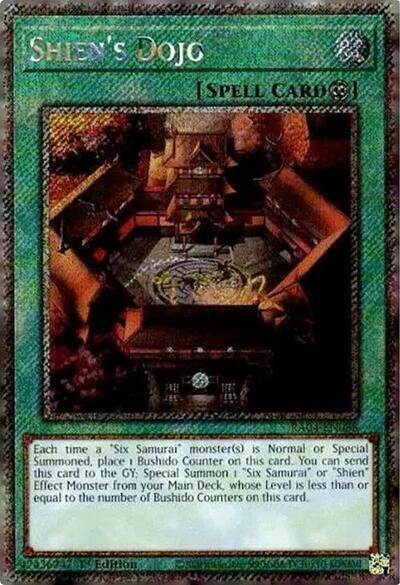 Shien's Dojo (Platinum Secret Rare)