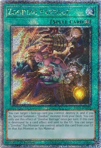 Zoodiac Barrage (Quarter Century Secret Rare)