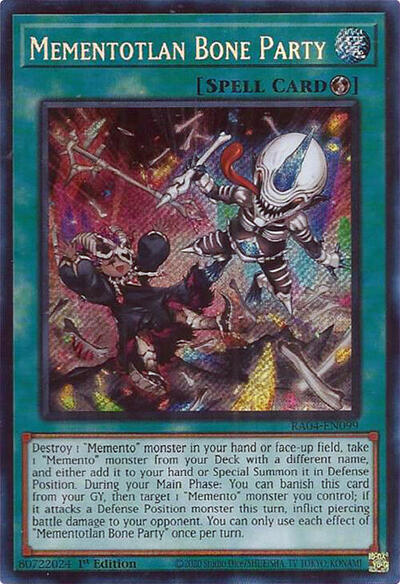 Mementotlan Bone Party (Secret Rare)