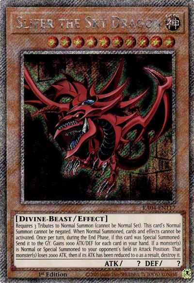 Slifer the Sky Dragon (Platinum Secret Rare)