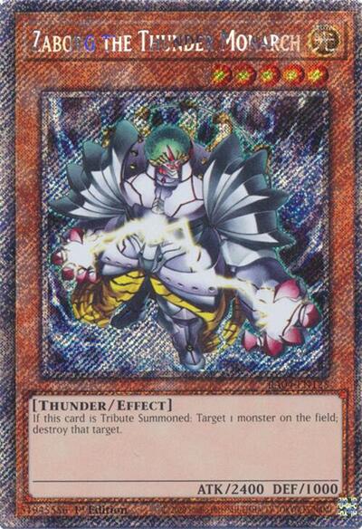 Zaborg the Thunder Monarch (Platinum Secret Rare)