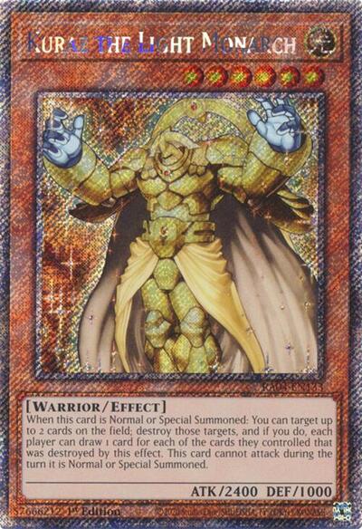 Kuraz the Light Monarch (Platinum Secret Rare)