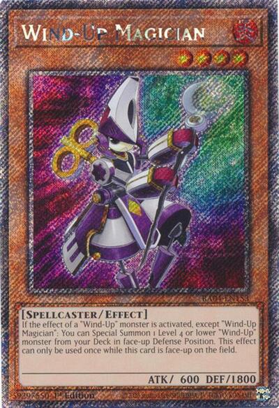 Wind-Up Magician (Platinum Secret Rare)