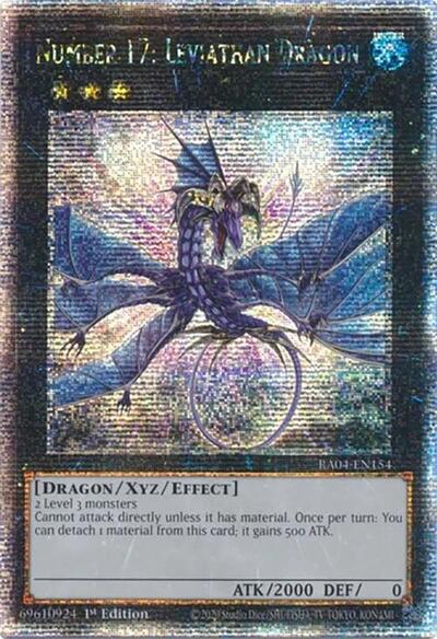 Number 17: Leviathan Dragon (Quarter Century Secret Rare)