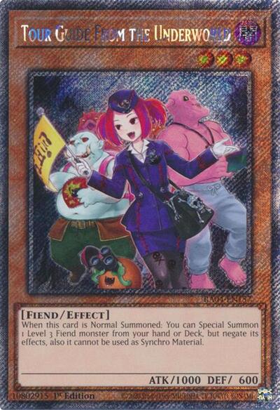 Tour Guide from the Underworld (Alternate Art) (Platinum Secret Rare)