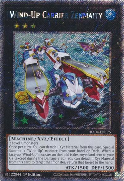 Wind-Up Carrier Zenmaity (Platinum Secret Rare)