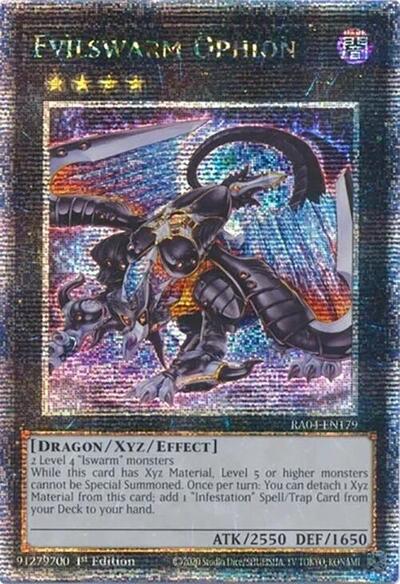 Evilswarm Ophion (Quarter Century Secret Rare)