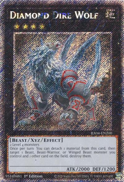 Diamond Dire Wolf (Platinum Secret Rare)