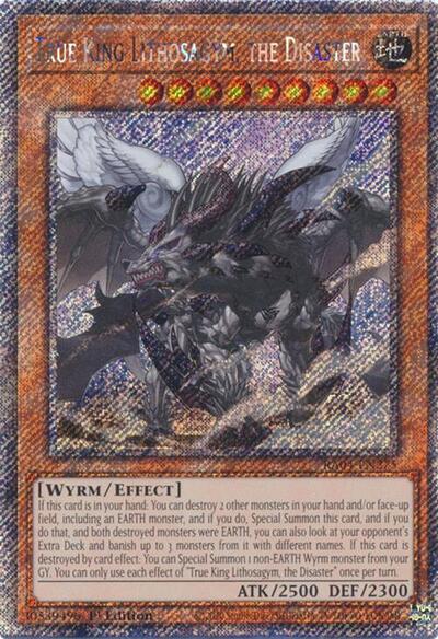True King Lithosagym, the Disaster (Platinum Secret Rare)