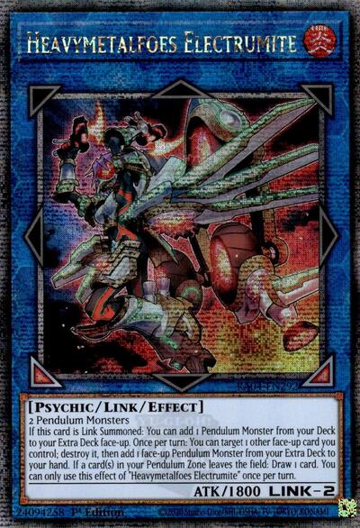 Heavymetalfoes Electrumite (Quarter Century Secret Rare)