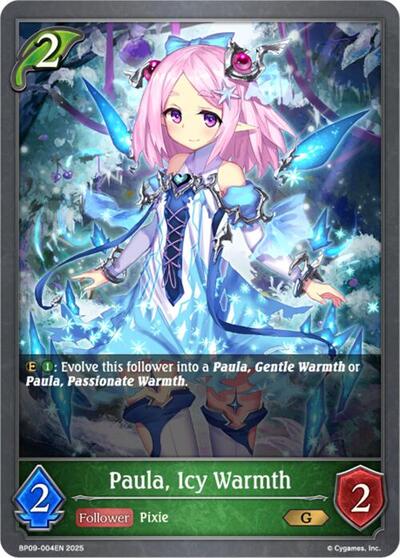 Paula, Icy Warmth