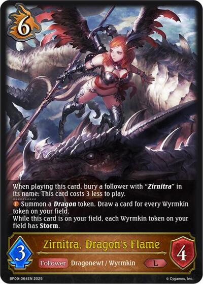 Zirnitra, Dragon's Flame