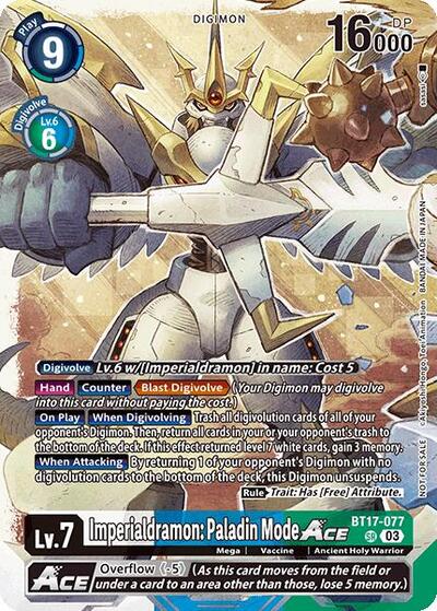 Imperialdramon: Paladin Mode ACE (World Convergence Release Event)