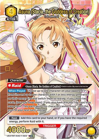 Asuna (Stacia, the Goddess of Creation) (022) (SR*)