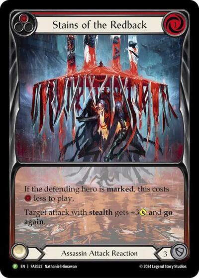 Stains of the Redback (Red) - FAB322