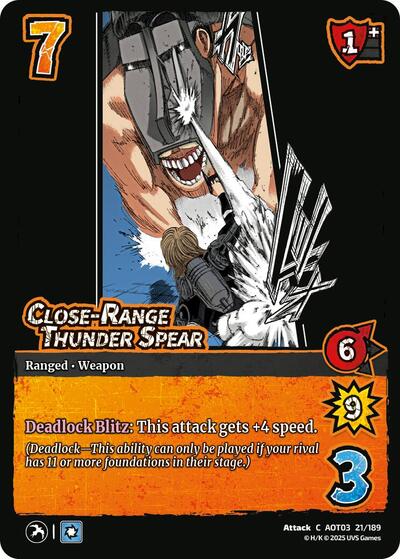 Close-Range Thunder Spear