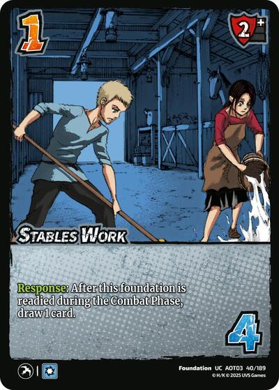 Stables Work