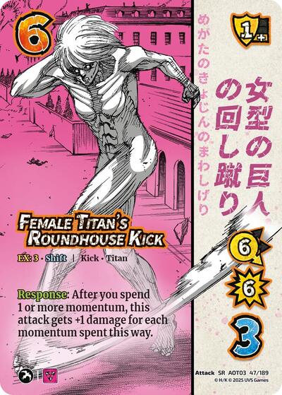 Female Titan's Roundhouse Kick // Annie's Contemplations
