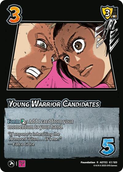 Young Warrior Candidates