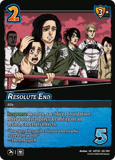 Resolute End