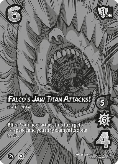 Falco's Jaw Titan Attacks! // Falco's Jaw Titan (Alternate Art)